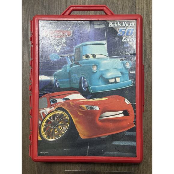 Disney Pixar Cars Toon Tokyo Mater 50 Car Carrying Case - Picture 2 of 9